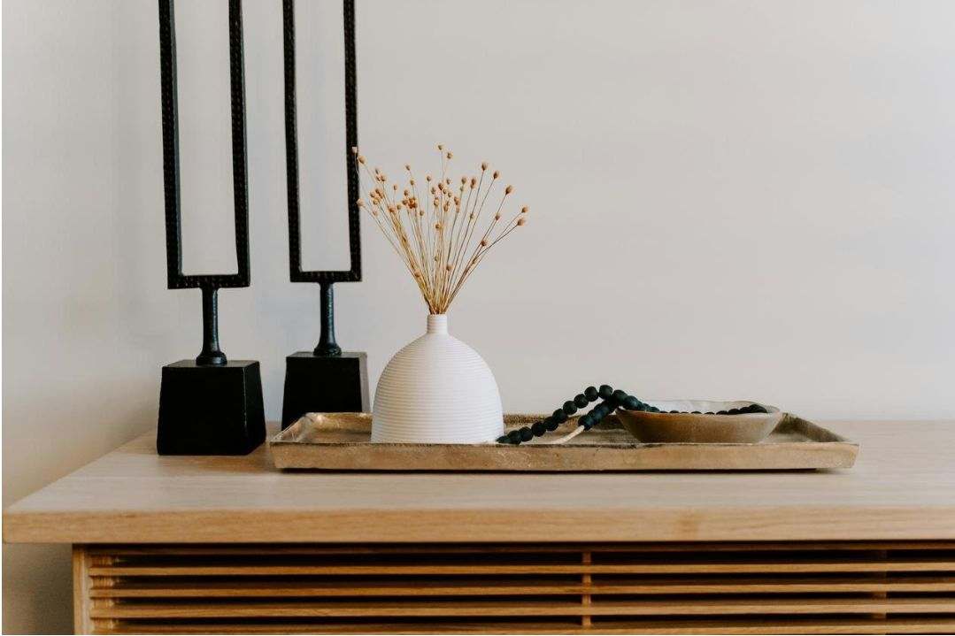 Mesa extensible madera natural